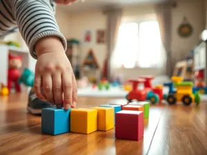 Dlaczego dziecko układa zabawki w rzędzie?