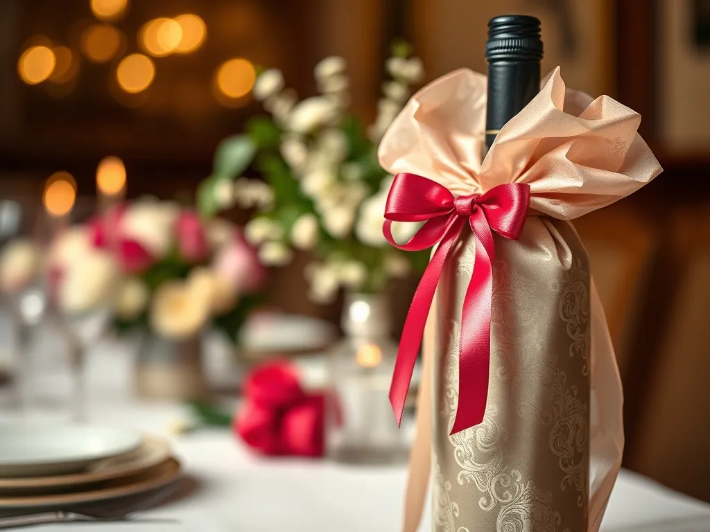 Jak zapakować butelkę wina na prezent ślubny?